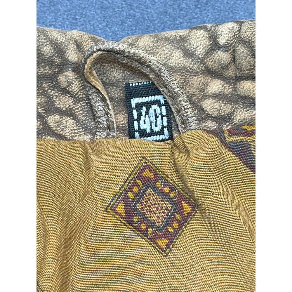 Vintage 1980’s Echtes Leder German Distressed Leather Jacket Size EU 40/US 8-10 - Picture 8 of 13